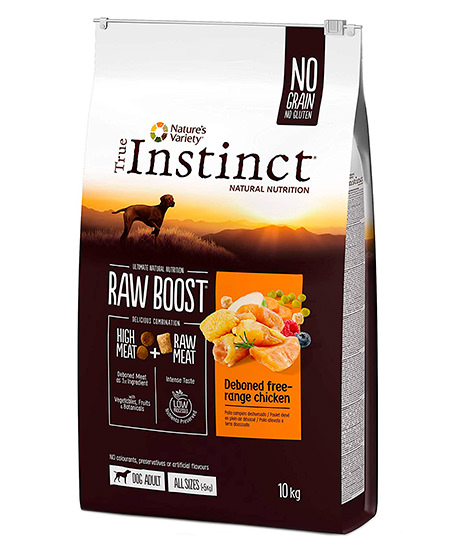 True Instinct Raw Boost con Pollo Deshuesado 10 kg